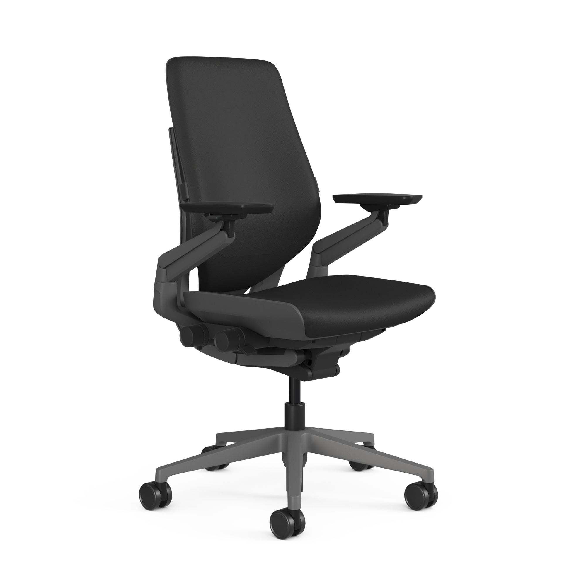 Steelcase Steelcase Gesture Office Chair シェルバック、ダークonダークフレーム、腰椎サポート High  Height Range (17