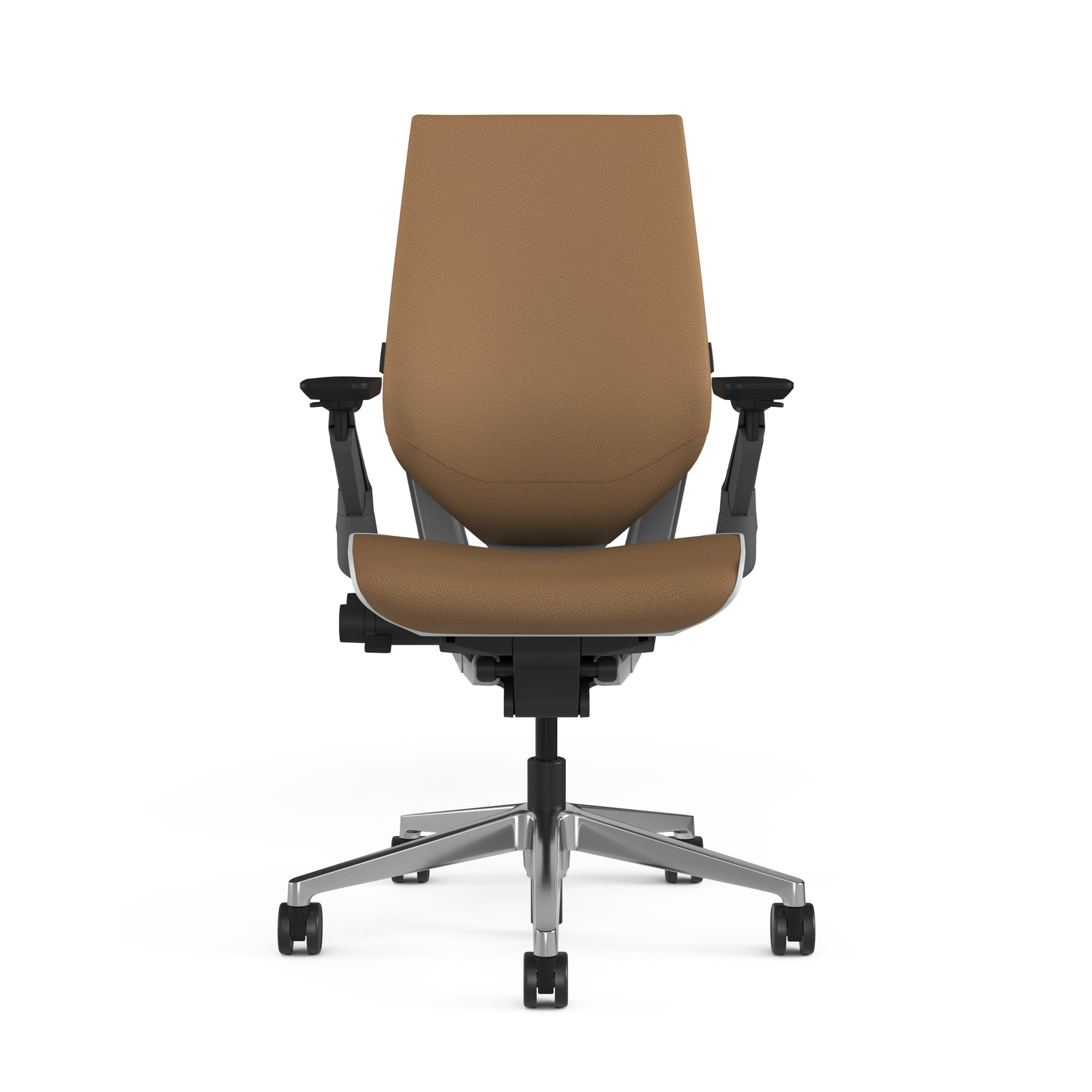 モンタナレザー(モカ)；ポリッシュドアルミニウムベース