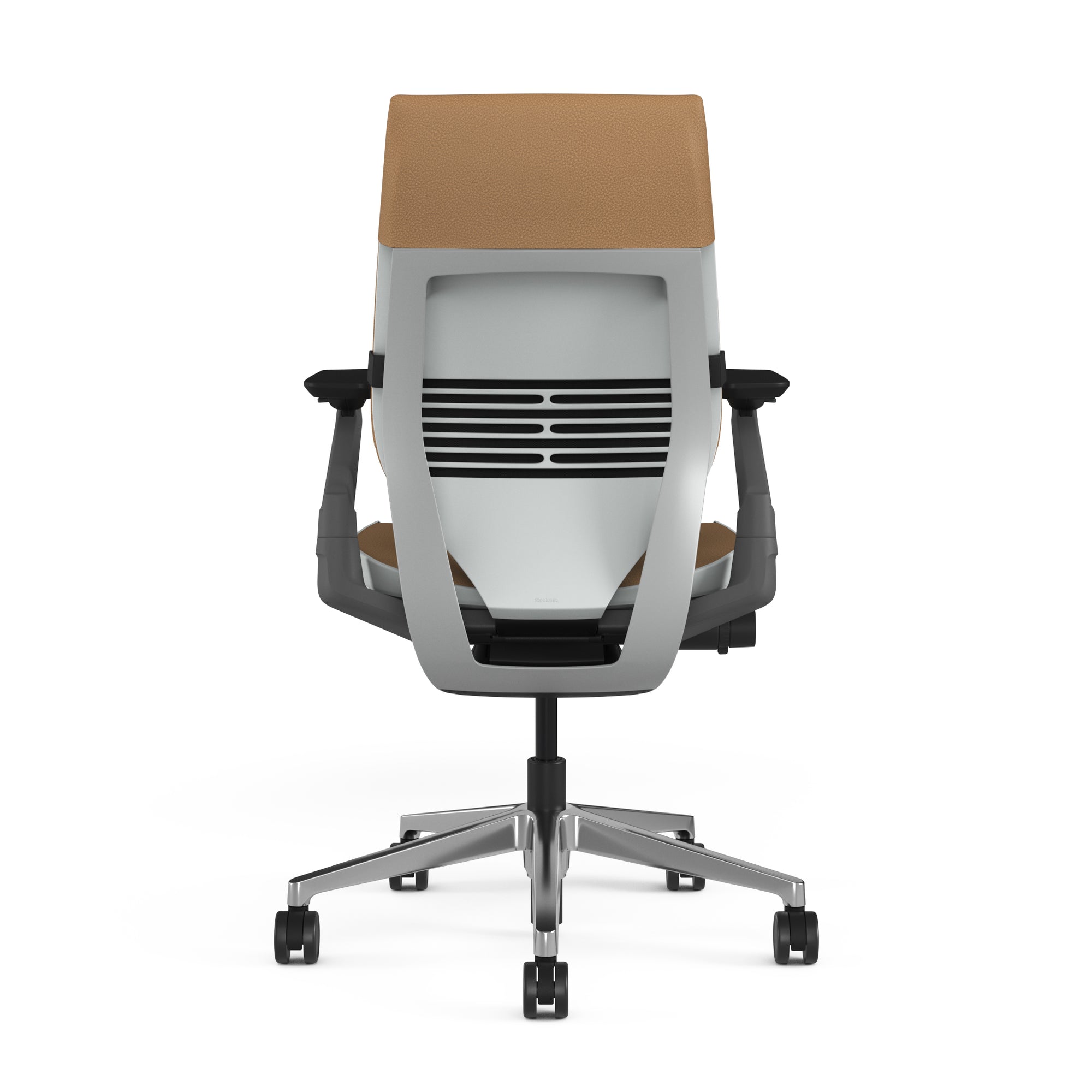 モンタナレザー(モカ)；ポリッシュドアルミニウムベース