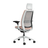 Quilted Back Era Pink; Adjustable Lumbar; Seat Era Pink; Frame Seagull